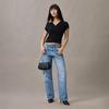 CALVIN KLEIN Synthetic Material Shoulder Bag Women's Black (Unisex) Shoulder Bags DH3240 001