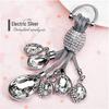 Car Keychain Crystal Pendants and Key Rings for Women.
