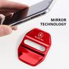 4Pcs Car Door Lock Cover Stainless Steel Protector Tire Valve For Mercedes Benz AMG W204 W205 W203 W211 W212 W213 W201 W210 W168 CA1