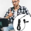 Wired Lapel Microphone Mini Speaker Mic Clip on Lapel Mic for Mobile Phone/PC Laptop For Recording