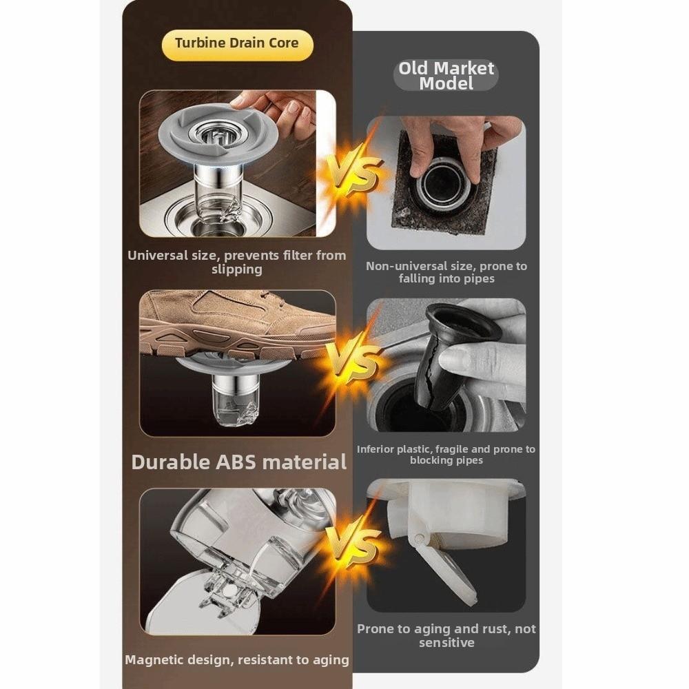Universal Floor Drain Core Magnetic Strainer Plug Sink Accessories Vortex Drain Core Sink