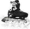 Inline Roller For Juniors Samurai Skates, Детские коньки, Регулируемые, Детские, Светящиеся, Прочные, Тихие, Начинающие, Унисекс, Детские, [Черный