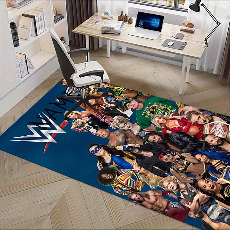 WWE Superstars Office Carpet Soft Polyester Entrance Carpet Washable Non slip Machine Washable Indoo