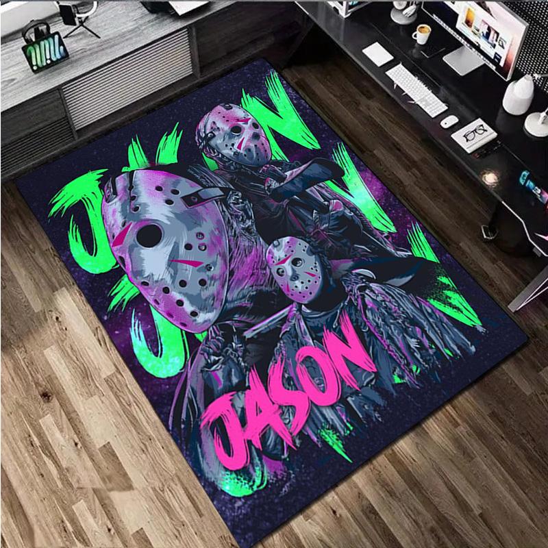 1Pc Jason Print Rug - home decoration Carpet For Living Room Bedroom Flooring Computer Chair Area Rug