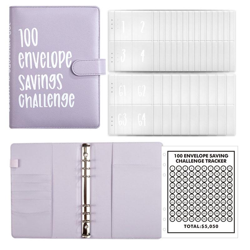 100 Envelope Challenge Binder Easy and Fun Way To Save $5,050 Savings Challenge