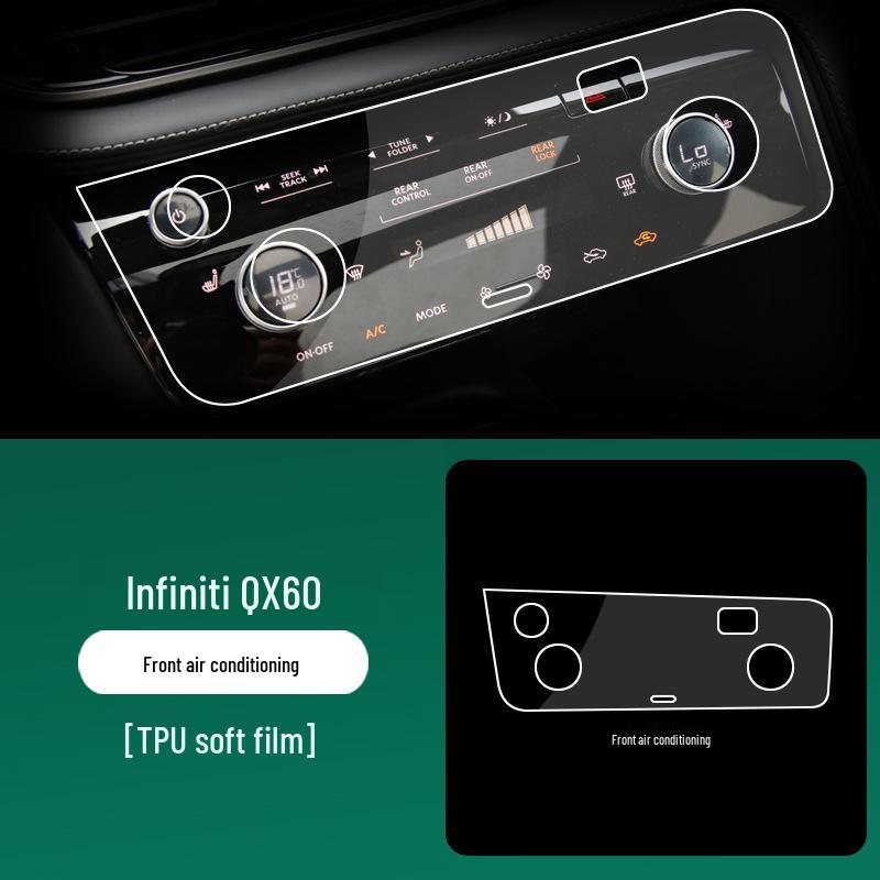 Защитная пленка для консоли и экрана Infiniti QX60 (2022-2024 гг.)