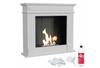 Portal Bioethanol Fireplace NOVEMBER TÜV White Self Assembly GIFTS