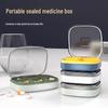 7-Day Portable Pill Organizer: Large Capacity, Morning-Noon-Evening Compartments, Compact Weekly Dispenser