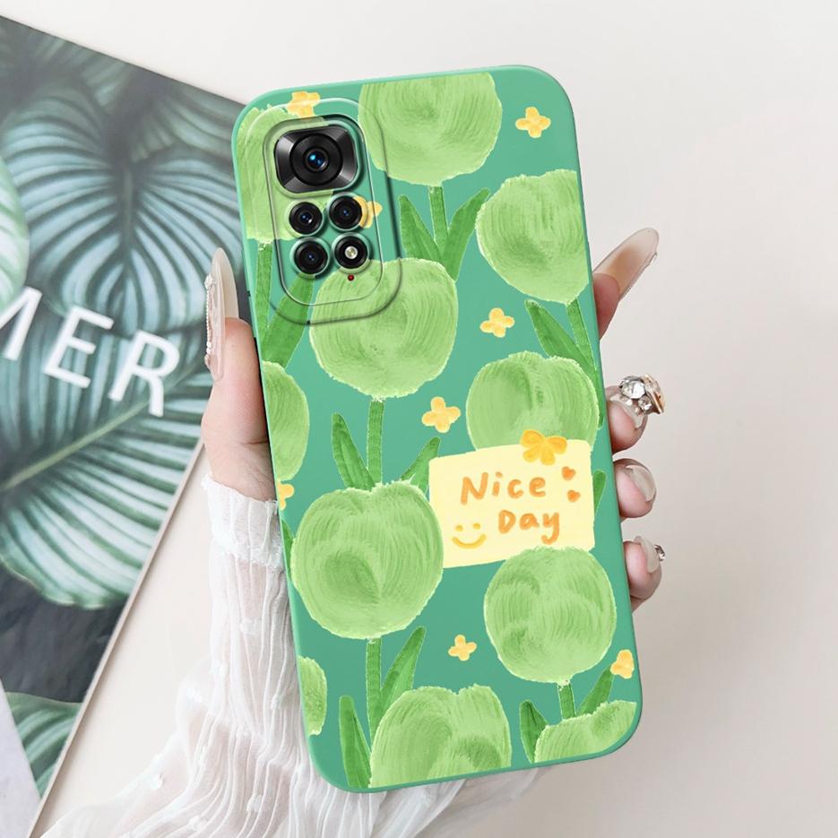 For Xiaomi Redmi Note 11 4G Case Redmi Note 11S Stylish Candy Painted Cover Soft TPU Phone Case For Redmi Note 11 Pro Plus Shell