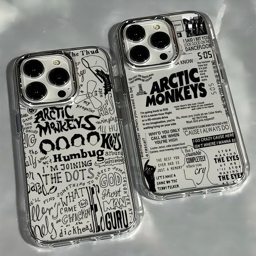 Модный черный чехол для телефона Arctic Monkeys A- Для iPhone 17 16e 16 15 14 13 12 11 mini Pro Max X XR XSMAX 8 7 Air Plus Мягкий чехол