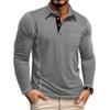 Autumn New Arrivals Men's Long-Sleeved Collared T-Shirt Men's Polo Shirt Top