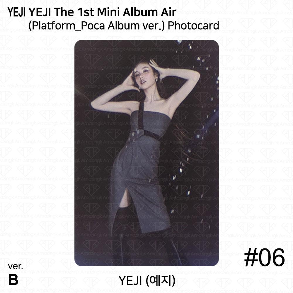 Yeji The 1st Mini Album AIR Official Photocard Platform Poca album ver ITZY KPOP
