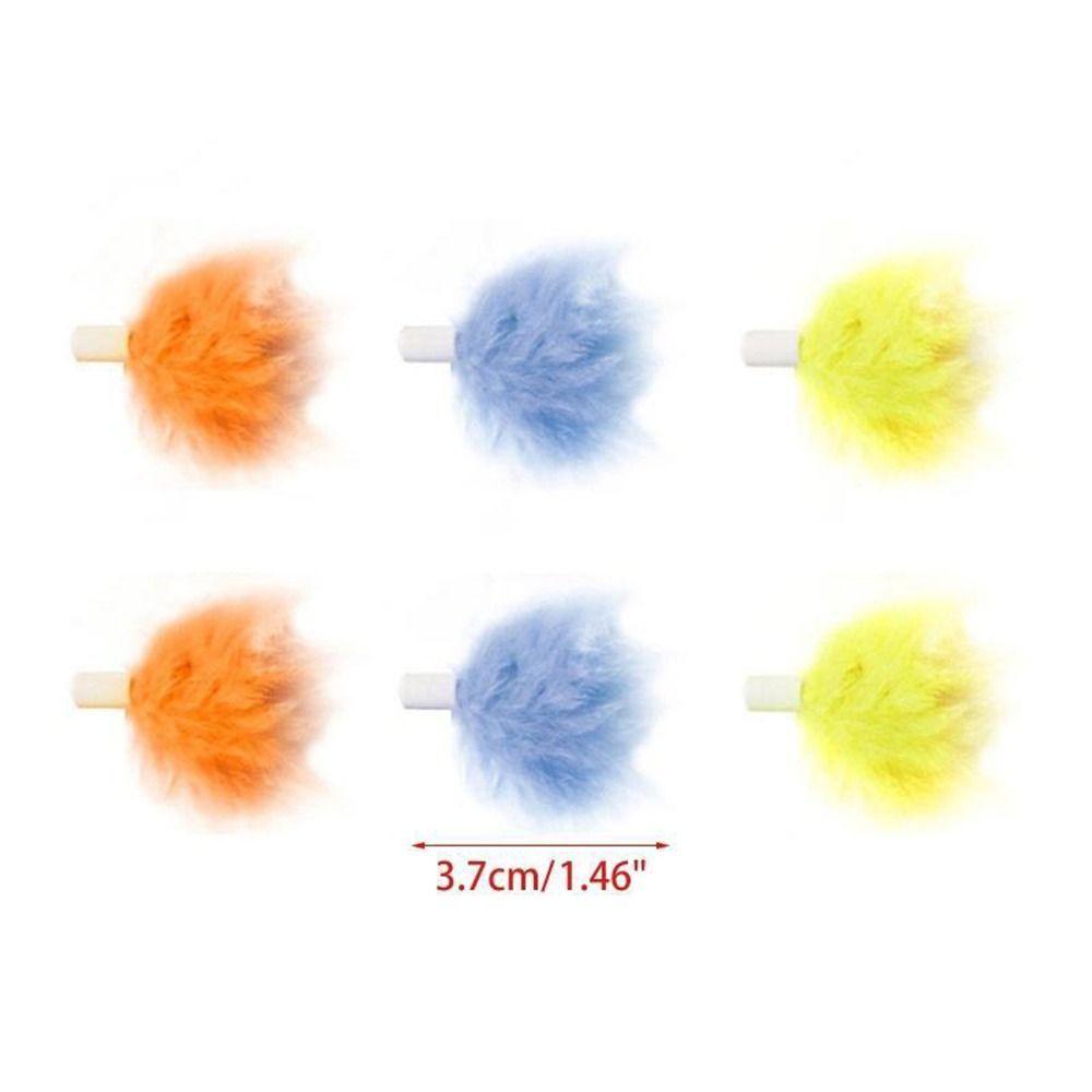 6 шт. Забавные для FOFOS Упражнения Кошка Волшебная Коробка Запасные Голова Кошка Перьевая Игрушка Игрушка для Кошки