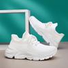 Модные трикотажные белые кроссовки для мужчин и женщин, трендовые носки на шнуровке, мужские кроссовки, повседневная легкая дышащая женская спортивная обувь