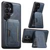 Роскошный кожаный чехол для телефона Samsung Galaxy S26 Ultra S25 S24 S23 S22U с магнитной застежкой и съемным держателем для карт, кошелек