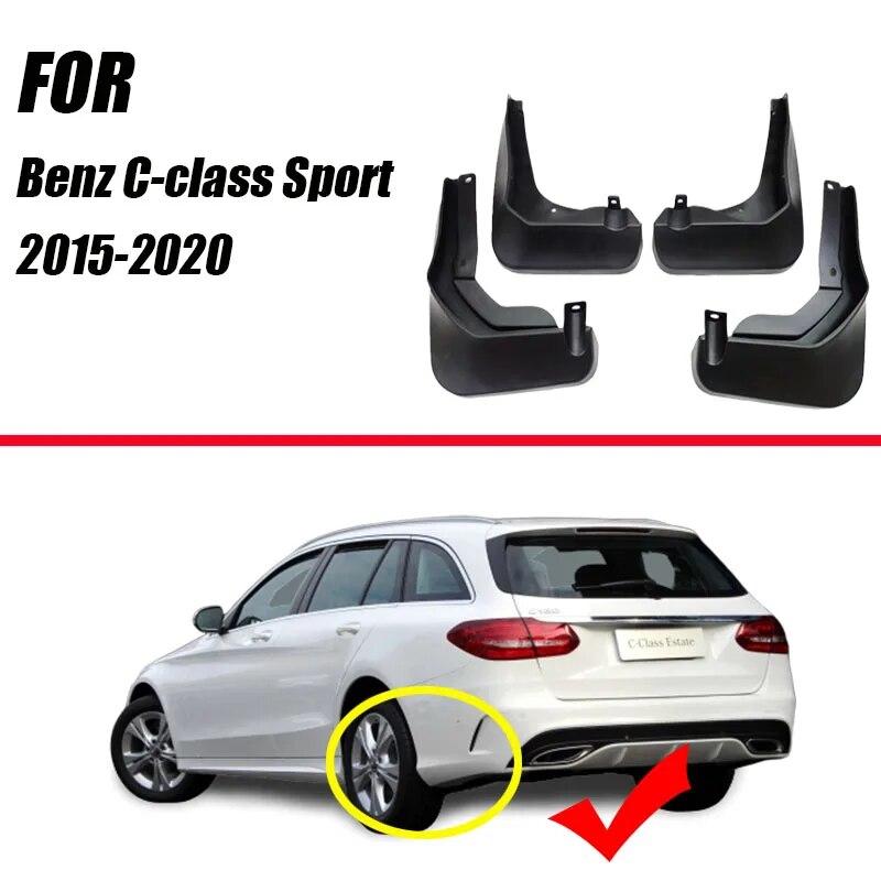 For Mercedes Benz C Class C-Class W205 2015~ Fender Mud Guard Flaps Mudguards Accessories Benz C180 C200 C260 C300 Mudguards