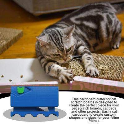 Когтеточка Резак Мультяшный 3D-печать Картонный стриппер Ручной резак для картона для когтеточек