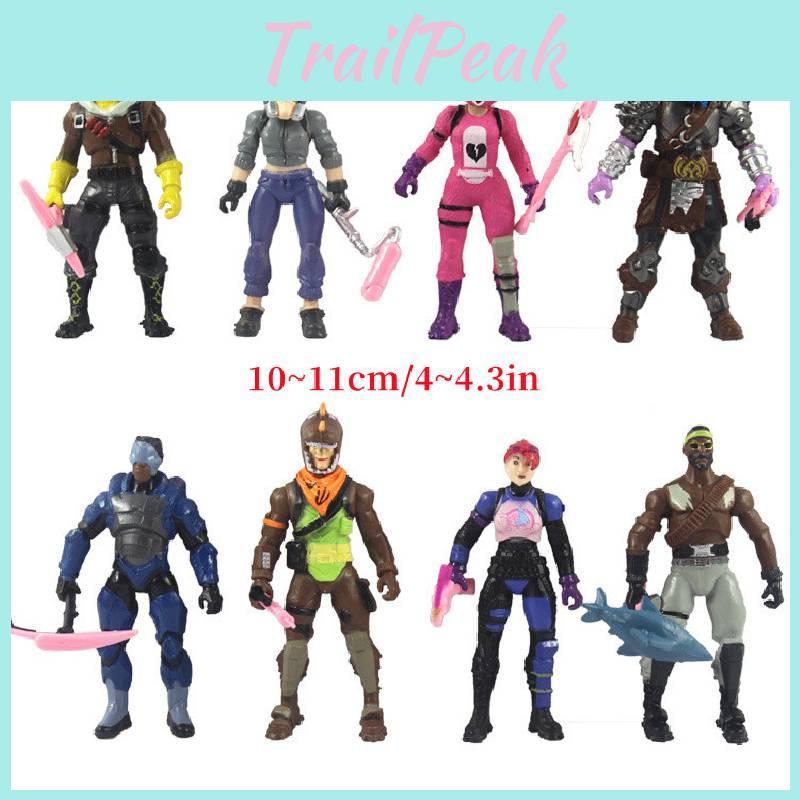 Fortnite 8 шт. Фигурка Кукла Вооруженные Детский Подарок Украшения для Торта на День Рождения Рождество