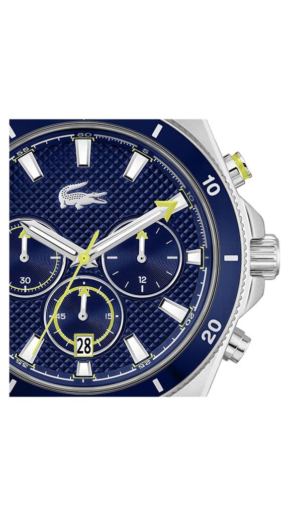 [Lacoste][Оригинал] Мужские часы MAINSAIL Синий циферблат Силиконовый ремешок 2011361