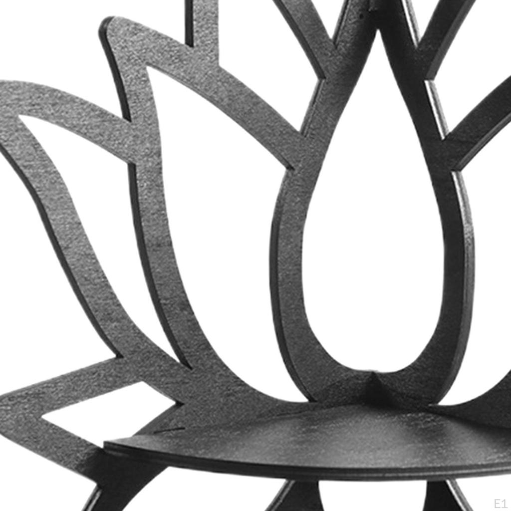 Угловая полка с цветком лотоса, настенное крепление для хранения дисплея, деревянный держатель для стойки для подарка