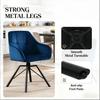Side Chair,Wide Kitchen Chairs,Swivel Dining Chair,Kitchen Chairs with Soft Backrest(only 2PCS chairs)