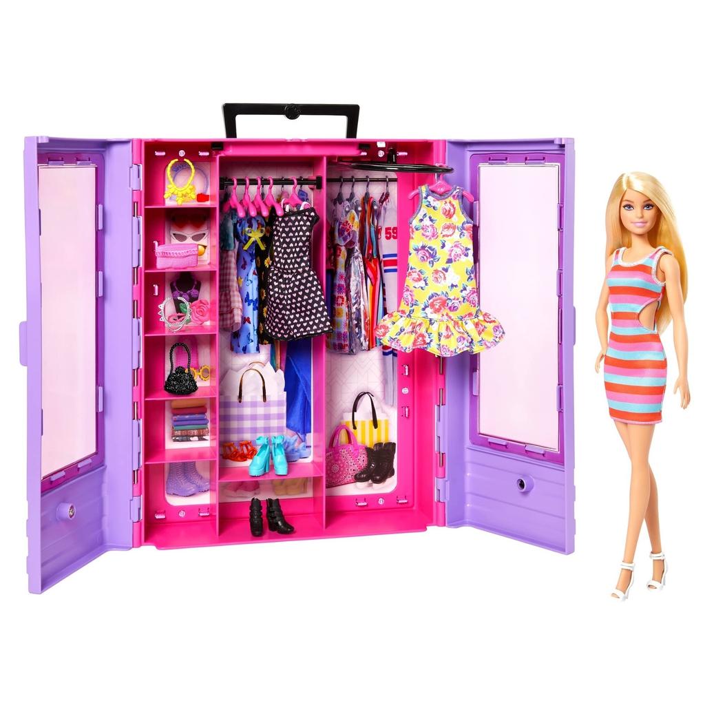 Barbie Barbie and Purple Closet Various Doll Fashion Set Barbie Doll years old and coordinations! & [Dress-up Doll] [Doll & Accessories] [3 up]