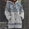 Halloween Animal 3D Print Hooded Cloak Jacket Womens Casual Streetwear Long Thick Sweatshirt