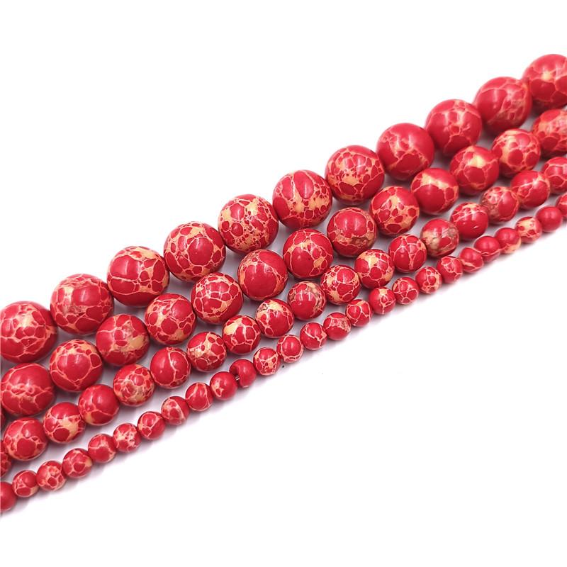 4/6/8/10 мм Изготовление ювелирных изделий для ожерелья, бусины из натурального камня, браслет, мода, сделай сам, материал для бисероплетения, серьги, шнурок