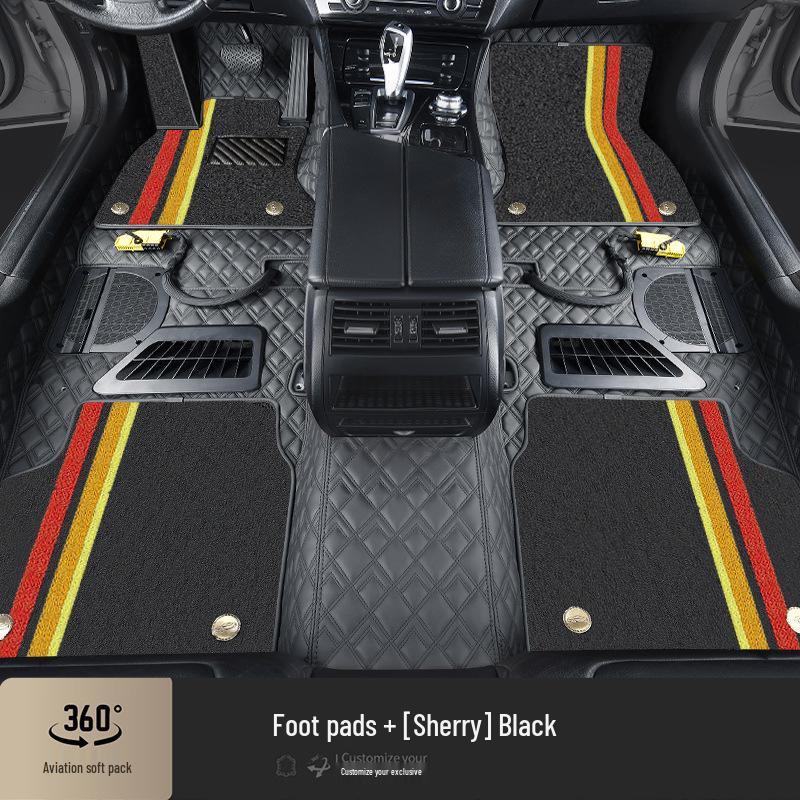 Индивидуальные кожаные коврики для пола 360° для Haval H6 и Geely Xingyuan - Удобные, Нескользящие, Специальные для автомобиля