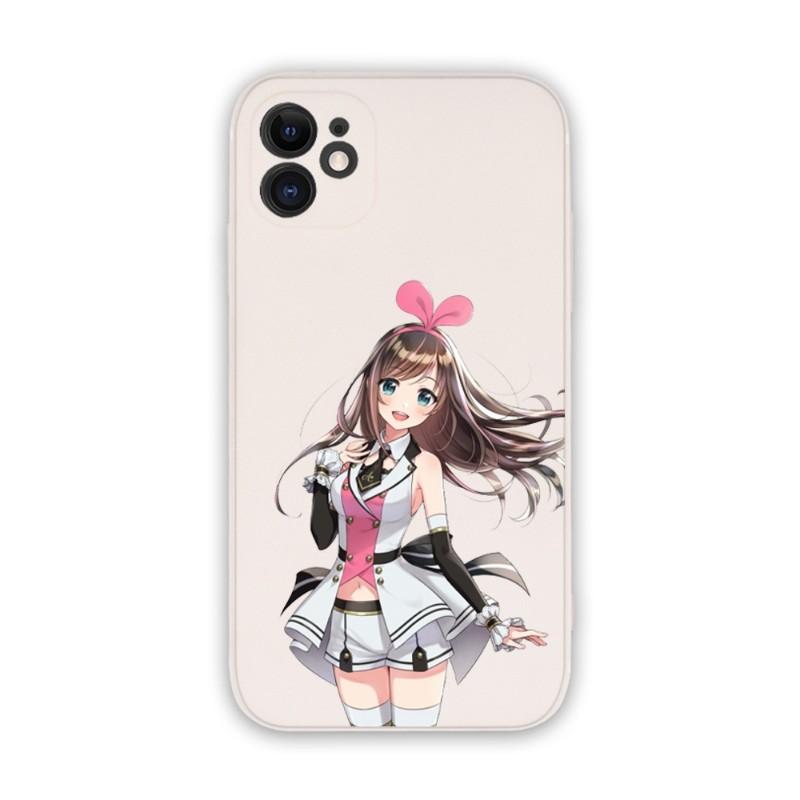 Чехол для телефона Virtual Idol Kizuna AI для IPhone 14 11 12 13 Pro Max X XR XSMax 6 6S 7 8 Plus SE 2022, мягкий квадратный цветной чехол для телефона