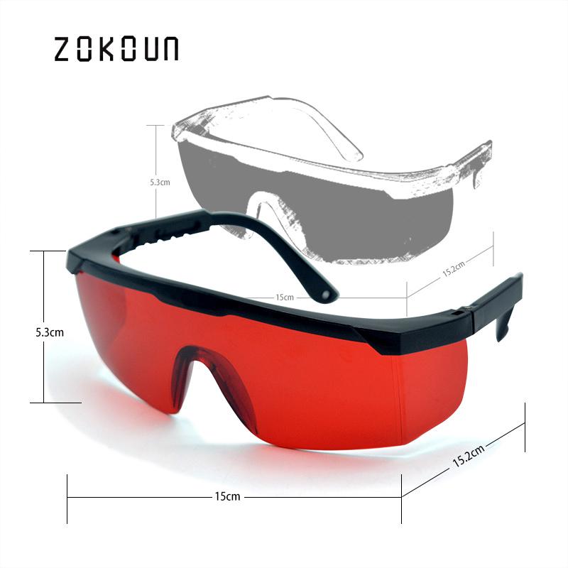 4 узла, выдвижная регулировка длины, хорошее качество, телескопическая оправа, глаза, защитные очки, очки для перекрестного красного или зеленого лазерного уровня