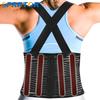 Рабочий поясничный бандаж, Пояс для поддержки спины для облегчения боли в пояснице, Тяжелая атлетика, Промышленный поясничный бандаж для работы с плечевыми лямками