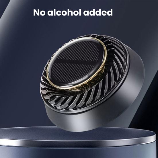 Car Air Freshener Solar Energy Auto Rotating Essential Oil Diffuser Easy Installation Aromatherapy Air Purifier Accessories
