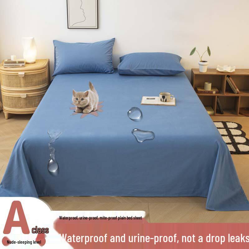 2026 Waterproof, Stain-Proof Bed Sheet for Elderly, Babies, and Pets - Leak-Proof, Single Duvet, Machine Washable