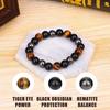 1 шт. Браслет Тройные браслеты Обсидиан Браслеты Тигровый глаз Магнитные браслеты Гематит для женщин и мужчин