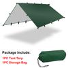 Кемпинговая палатка, брезент, устойчивый к ультрафиолетовому излучению, лагерь, 19 точек подвешивания, солнцезащитный козырек для выживания, открытый водонепроницаемый сверхлегкий солнцезащитный козырек для треккинга, пешего туризма, пляжа