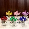 Handmade Colorful  Flowers Figurine Eternal Bloom Eternal Rose Decoration  Valentine's Day