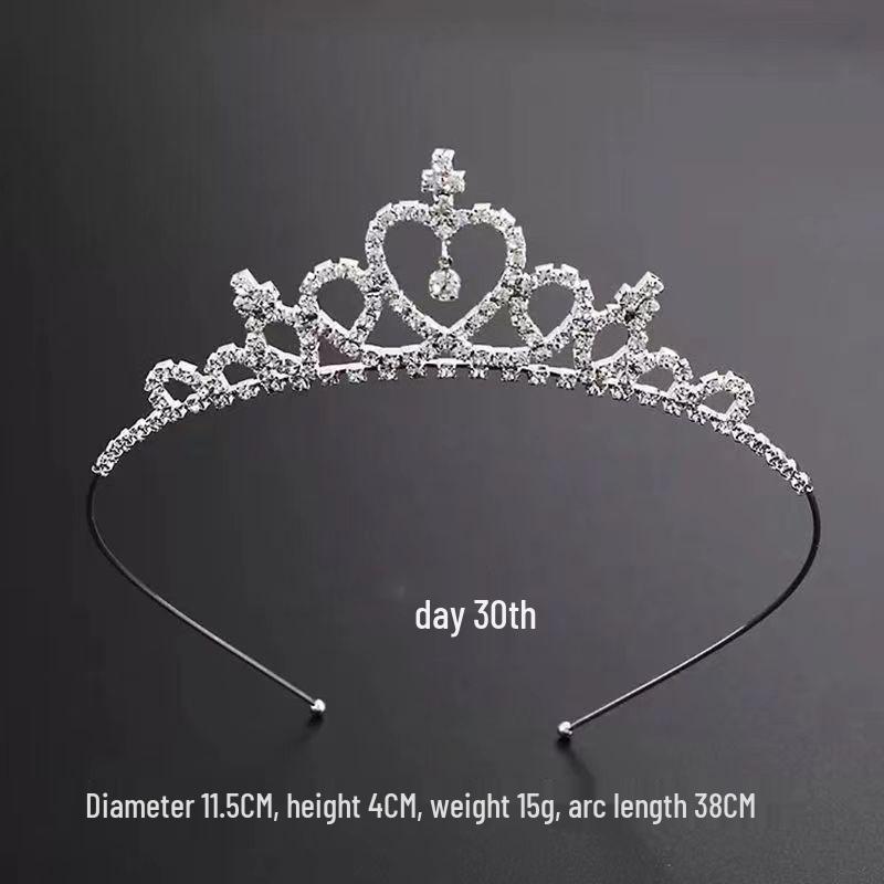 Детская диадема-корона принцессы со стразами - Милая гребень в виде кролика и кошки с бриллиантами для девочек