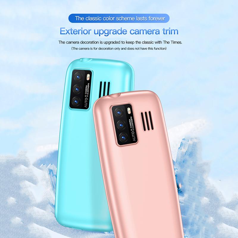 С99(H11) Мобильный телефон 4G с кнопками, 2,4-дюймовым TFT-экраном, двумя SIM-картами, двойным режимом ожидания, 240x320, будильником Voice King, аккумулятором 1500 мАч, мини-телефоном с фонариком