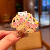 2PCS New Lovely Beaded Cute Bear Girls Elastic Hair Bands Kids Princess Hair Accessories Children Hair Ties Baby Headwear