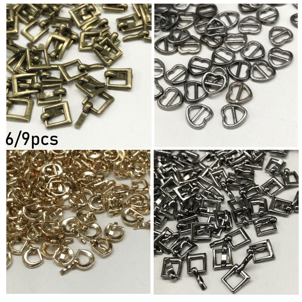 Girls Toys Mini Ultra-small Tri-glide Buckle Doll Bags Accessories Belt Buttons Diy Dolls Buckles