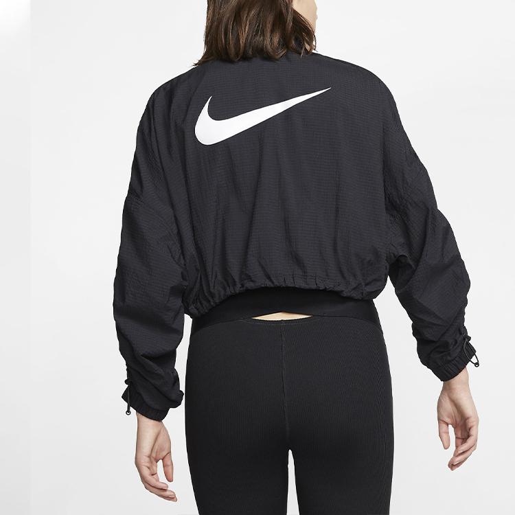 Nike Короткая куртка с логотипом Женская куртка черная CJ3774-010