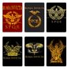 Spqr Roma Непобедимая Империя Металлическая Вывеска ЖивописьДизайны Кинотеатр Настенный Декор Настенное Покрытие Spqr Roma Жестяная Вывеска Постер