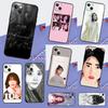 Чехол для телефона корейской звезды IU Ли Джиын Для iPhone 16 Pro Max 13 12 Mini 11 14 Pro Max XR 16 Plus 16e 15 Pro Задняя крышка