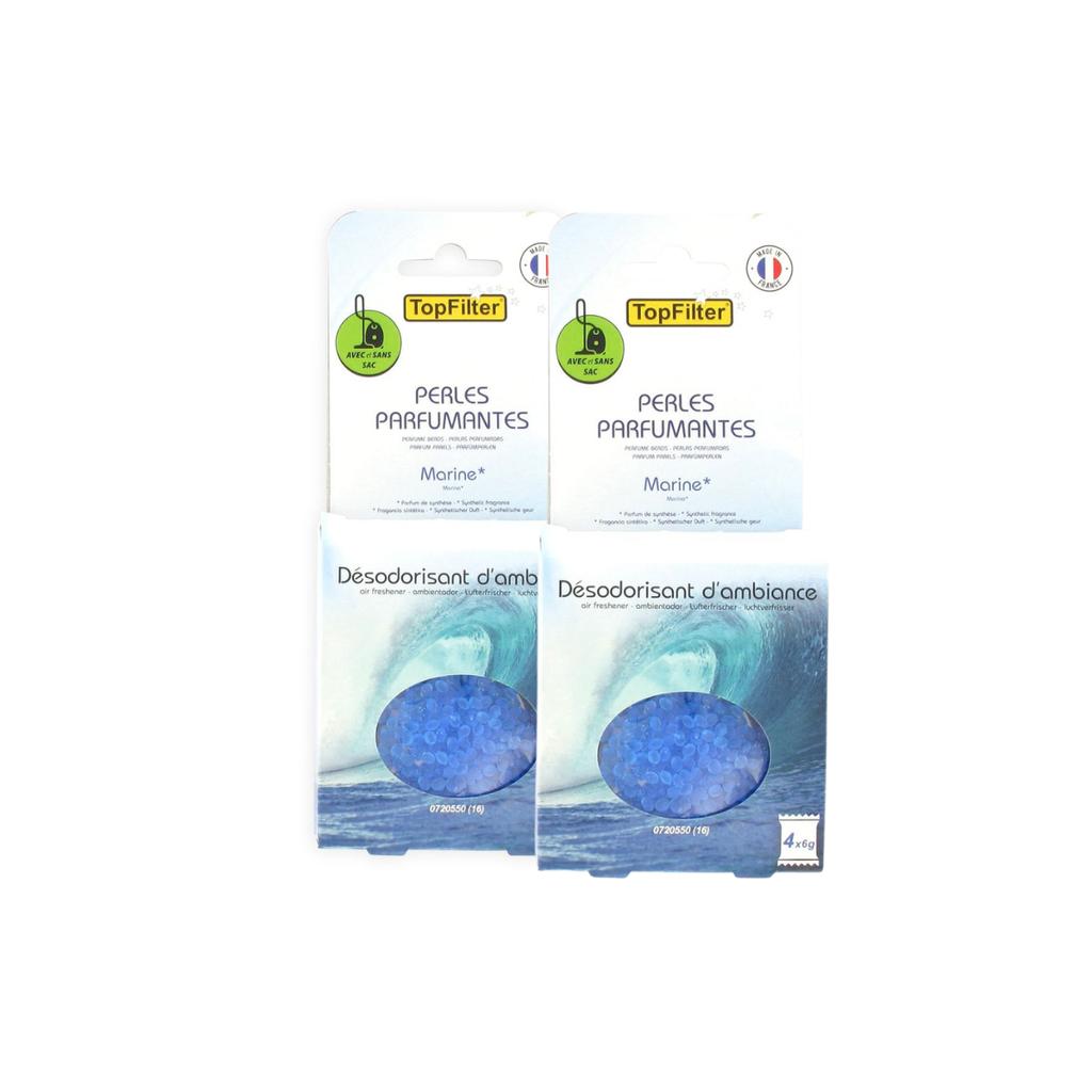 Set of Two Boxes of Scented Pearls for TopFilter Marine Odor Vacuum Cleaner Ref. 9988450