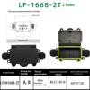 IP66 Waterproof Junction Box with 3mm-6.5mm Cable Connector Sealed Flame Retardant for Garden Security Camera Wiring