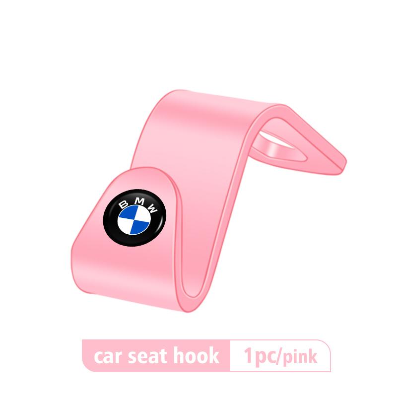 CXVA5 4Pcs Universal Car Seat Back Headrest Storage Hook Accessories For BMW G30 G20 M3 M5 E91 E92 E93 E36 E70 X3 X4 X5 X1 E39 F30
