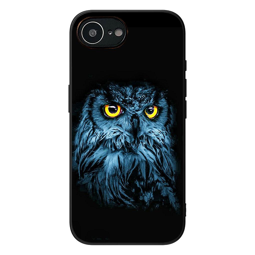 Soft Cover for Samsung Galaxy S22 S21 S20 FE Ultra Plus A35 A36 A55 A37 A33 A34 A57 Coque Phone Case Bird Owl Comics Lovely