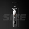 KEMEI KM-5857 All-in-One Led Digital Display Shaver with Base Large Capacity Battery Lcd Display Scraper Slicked Hair Clippers with Guide Combs