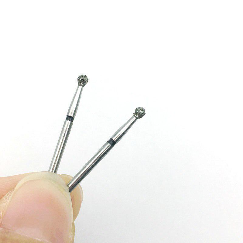 10 шт., высокоскоростные стоматологические алмазные боры FG для полировки, сглаживающие шариковые круглые стоматологические боры BR-X28S